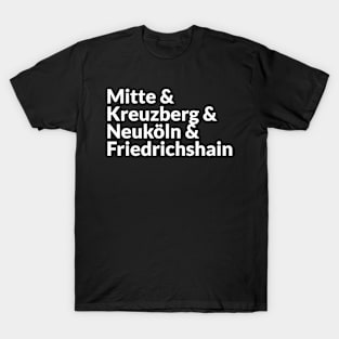 Berlin neighborhoods T-Shirt